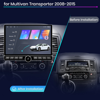 Radio de Coche Junsun de 13 Pulgadas con Pantalla QLED y Sistema Android para VW T5 Multivan Transporter 2008-2015, Reproductor de DVD para Coche, Unidad Principal Estéreo Multimedia