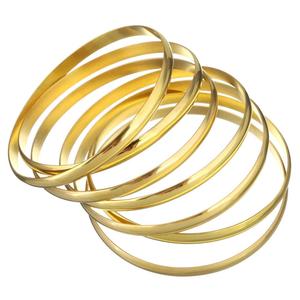 Vòng Tay Bằng Thép Không Gỉ Mới Cho Nữ 5.50Mm Đường Kính Trong: 67Mm Bộ 7 Miếng 535914 - Product Image 3