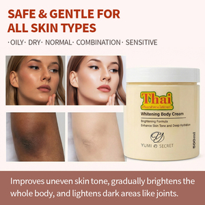 Crème Éclaircissante Visage et Corps aux Perles Thaïlandaises de Haute Qualité, Prête à l'Expédition, Nourrissante, Hydratante, Illumine la Peau - Product Image 1