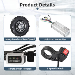 16 pouces 48V 1000W 150N.M 5-15 Km/H Diy Kit de moteur de moyeu de roue dentée électrique <span class=keywords><strong>Prix</strong></span> - Product Image 4