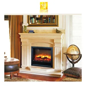 Wholesale new fashion natural marble fireplace modern design granite fireplace mantel shelves