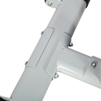 Banc de musculation robuste à angle droit avec coussin respirant pour entraînement polyvalent à domicile ou en salle de sport