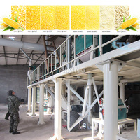 Fournisseur de la Chine Machine automatique de moulin à farine de maïs 50TPD Ligne de processus de broyage et de dégermination du maïs