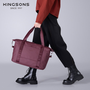 Kingsons Yoga Bag Large Capacity Zipper Closure Unisex Sports Tote Bag For Leisure Travel - Product Image 2