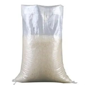 Sacs d'emballage transparents en polypropylène pp, sachet tissé en polypropylène pour le riz et le maïs, 25 kg, 50 kg, 100kg