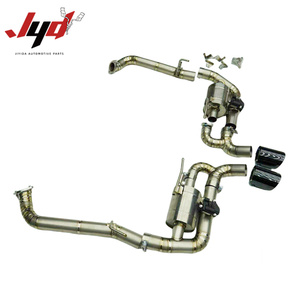 Système d'échappement complet en alliage de titane JYD Catback pour Porsche <span class=keywords><strong>718</strong></span> Cayman / <span class=keywords><strong>Boxster</strong></span> <span class=keywords><strong>S</strong></span> 2.0T 2016-2023 - Product Image 1