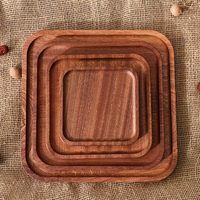 Plateau de service en bois artisanal écologique, décoration de table classique, articles de cuisine, artisanat, plateaux et planches