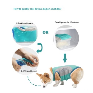 Gilet de refroidissement pour chien personnalisable OEM, réfléchissant, été, toutes tailles, fin, léger, respirant, pour Corgi, <span class=keywords><strong>Bouledogue</strong></span> français - Product Image 3