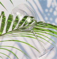 Verre à gin flottant géant, best-seller, de haute qualité, en forme de ballon, 840 ml, 28 oz, verre à vin jumbo, sans plomb, en cristal, fait main