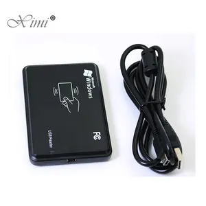 USB Port 125Khz or 13.56Mhz MF RFID Contactless Proximity Smart USB Magnetic Card Reader for Access Control System