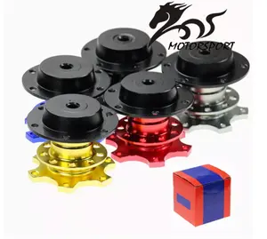 Adaptateur de moyeu de roue pour volant 6 trous, Kit de direction à dégagement rapide, universel, 15mm