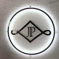 Letreros Comerciales Personalizados Kexian, Letrero Luminoso LED Acrílico para Salón de Belleza, Boutique, Logotipo Interior para Colgar en la Pared