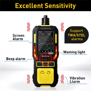 Analyseur d'ozone bibo Xtester-6in1 à réponse rapide, écran LCD, détecteur de gaz ozone explosif O3 - Product Image 5