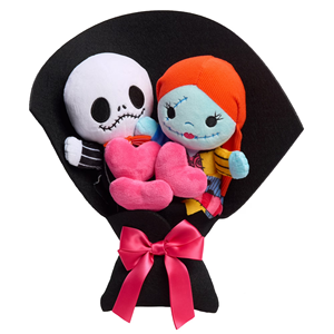 Bouquet di Peluche Personalizzato di Jack e Sally da '<span class=keywords><strong>Nightmare</strong></span> <span class=keywords><strong>Before</strong></span> Christmas' per San Valentino - Product Image 1