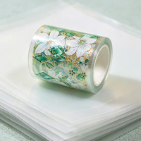 Cinta Adhesiva Decorativa Washi con Diseño Personalizado Hercter para Decoración de Bullet Journals y Calendarios