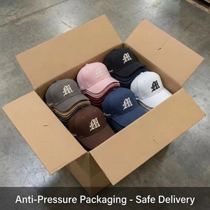 Casquette de baseball en coton 6 panneaux, logo OEM ODM personnalisé, broderie 3D 3,5 mm, motif AH Sport, usine streetwear, faible MOQ, livraison rapide - Product Image 5