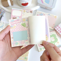 Bloc de Notas Adhesivas Personalizadas con Lista de Tareas, Bonitas Notas Autoadhesivas con Diseño Floral, Papelería, Bloc de Notas de Anime