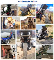 Mini camion malaxeur à béton autochargeur de 3,5 m³ avec système hydraulique complet pour la production de composants préfabriqués en petite usine