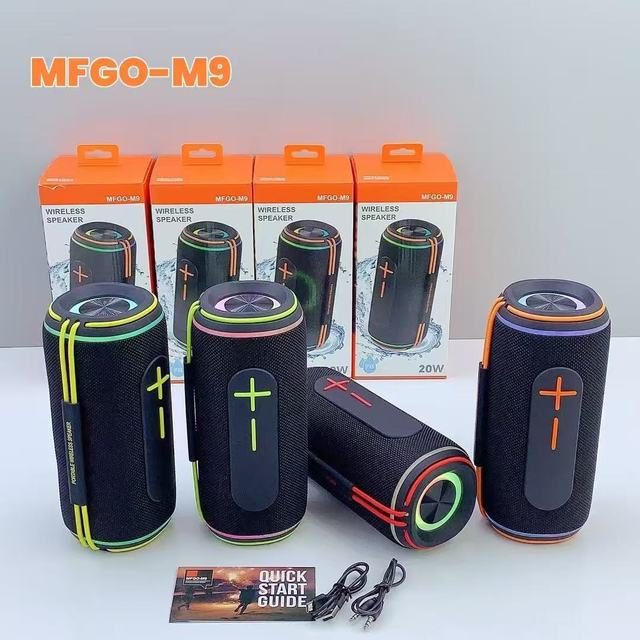 2026 Outdoor Portable for BT Speaker Dual-Speaker RGB High-Power Subwoofer Card Slot Stereo Heavy Bass Cross-Border Use