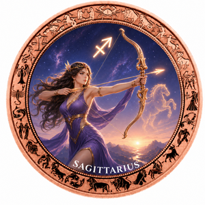 2026 Serie 12 Constellaties Zodiac Godin 1 oz .999 Zuiver Koperen Munt Op Voorraad - Product Image 4