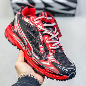 2025 Sneaker transfrontaliera fuori stagione per il tempo libero marrone giallo con fondo spesso vento alpinismo attraverso la rete di innalzamento della Torre - Product Image 2