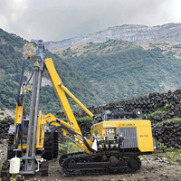 Blurbly BL712, chariot de forage à trous de dynamitage séparés, équipement de forage DTH pour mine d'or, carrière, équipement de forage minier efficace