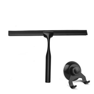 <span class=keywords><strong>Limpiacristales</strong></span> de Acero Inoxidable, Limpiador de Silicona para Ducha, Limpiador de Puertas de 10 Pulgadas, Color Negro, <span class=keywords><strong>Limpiacristales</strong></span> para Baño con Ventosa - Product Image 1