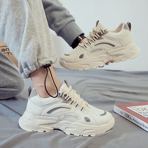 SFS รองเท้าผู้ชายรุ่นใหม่รองเท้าตาข่ายระบายอากาศได้ดีรองเท้าวิ่งแบบสบายๆรองเท้าสเก็ตบอร์ดพื้นหนาเพิ่มความสูง - Product Image 6