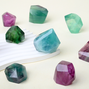 Wholesale Crystal Healing Stone <b>Rainbow</b> Fluorite Freeform for Meditation - Product Image 5