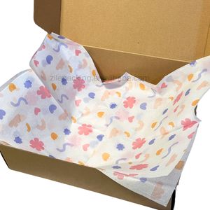 Productos Ecológicos de Lujo 2025 Papel de Seda Blanco al por Mayor con Logotipo Personalizado para Envolver y Empaquetar - Product Image 4