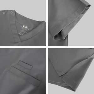 Divisa Medica Sportiva Unisex Stile Jogger da Uomo e Donna - Set Completo Camice e Pantaloni Ospedalieri da Infermiere - Campione Gratuito Saomai FMF Uniform - Product Image 6