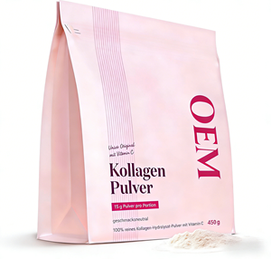 Péptidos de Colágeno Bovino Hidrolizado OEM 450g 99.8% Puro con Vitamina C en Polvo sin Sabor para Piel, Cabello y Articulaciones 30 Porciones - Product Image 1