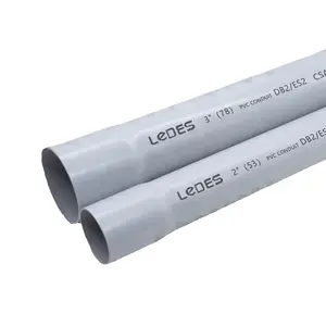 LeDES CSA Certified 2" DB2 Conduit For Telcom Projects Electrical Conduits FT4 Fire Rating Utilities Ducts Sunlight Resistant