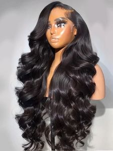Perruques Lace Front Body Wave en Cheveux Humains Pré-Pluckées 13x4 HD, Densité 250% - Product Image 2