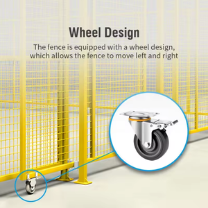 Valla de seguridad de taller industrial moderna con enrejado recubierto y postes de cerca para uso en fábricas agrícolas de construcción - Product Image 3