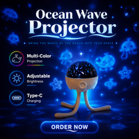 Projecteur de lumière poulpe, ciel étoilé, LED, lumière nocturne colorée, planétarium, chambre d'enfant, lumière étoile lune, cadeau pour enfants, lampe