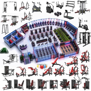 Máquina Multifuncional OEM de 600-800 m² para Entrenamiento de Fuerza Corporal, Equipo Deportivo Completo para <span class=keywords><strong>Gimnasio</strong></span> - Product Image 1