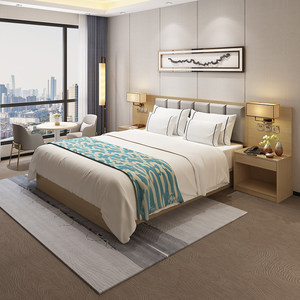Conception et installation de mobilier hôtelier 5 étoiles, projet clé en main de mobilier de chambre d'hôtel pour l'immobilier commercial - Product Image 1