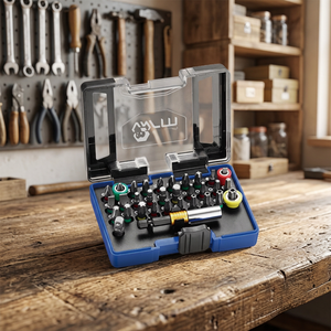 ชุดเครื่องมือเหล็ก S2 ชุบโครเมียม พร้อมกล่องแข็งแบบ OEM ที่สามารถปรับแต่งได้ - Product Image 3