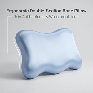 Oreiller cervical orthopédique en mousse à mémoire de forme à rebond lent et respirant, personnalisé pour la vente en gros, prix usine OEM/ODM - Product Image 1