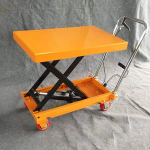 Mesa elevadora <span class=keywords><strong>manual</strong></span> Elevador hidráulico con ruedas Mesa elevadora <span class=keywords><strong>manual</strong></span> con transportador Carro elevador de tijera <span class=keywords><strong>manual</strong></span> - Product Image 5