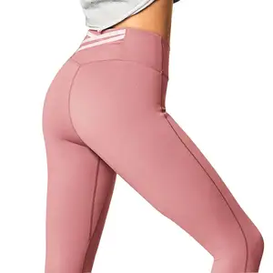New 2020 Good Quality Wholesale Custom High Waist Tights Gym Yoga Outfit Women Sets Fitness Yoga Leggings Pants