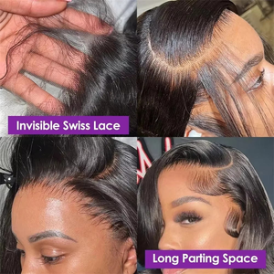 Pelucas Frontales de Encaje sin Pegamento con Cutícula Alineada al por Mayor, Peluca de Cabello Humano 100% Pre-arrancada con Ondas al Agua, Peluca de Encaje 360 de Cabello Humano - Product Image 3