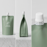 Pochettes souples autoportantes durables avec bec verseur, qualité alimentaire, étanches à l'humidité, pour vodka, eau minérale, bière, champagne et autres boissons, personnalisables