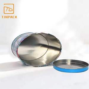 กระป๋องดีบุกทรงรีพิมพ์ลายตามสั่งขายส่งขนาดใหญ่, ถังใส่ป๊อปคอร์นโลหะเกรดอาหารสำหรับงานปาร์ตี้, กล่องเก็บขนม - Product Image 2