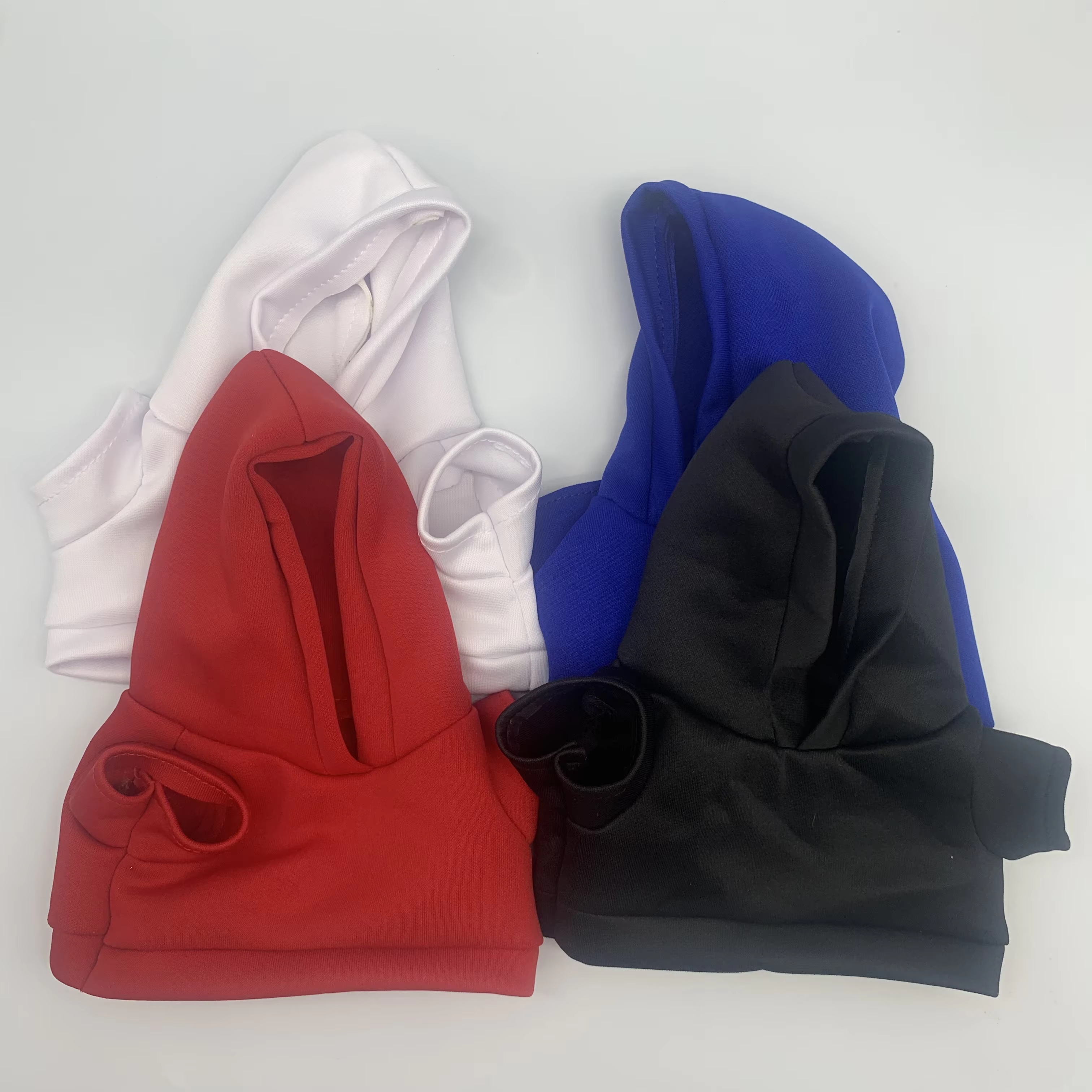 Polyester Hoodie(white, blue, black, red)