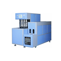 Venta caliente OEM PET Máquinas de soplado de botellas Semi-Auto de alta eficiencia con PLC Motor Cojinete Motor Core Componentes Nuevo