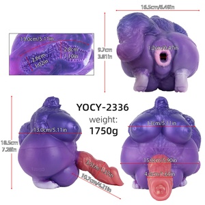 เครื่องช่วยสำเร็จความใคร่รูปทรงก้นหมาป่า/สัตว์ประหลาด ยี่ห้อ YOCY แบบสมจริง พร้อมช่องใส่สำหรับอวัยวะเพศชาย ของเล่นทางเพศสำหรับผู้ชาย จัดส่งแบบดรอปชิปปิ้ง - Product Image 5