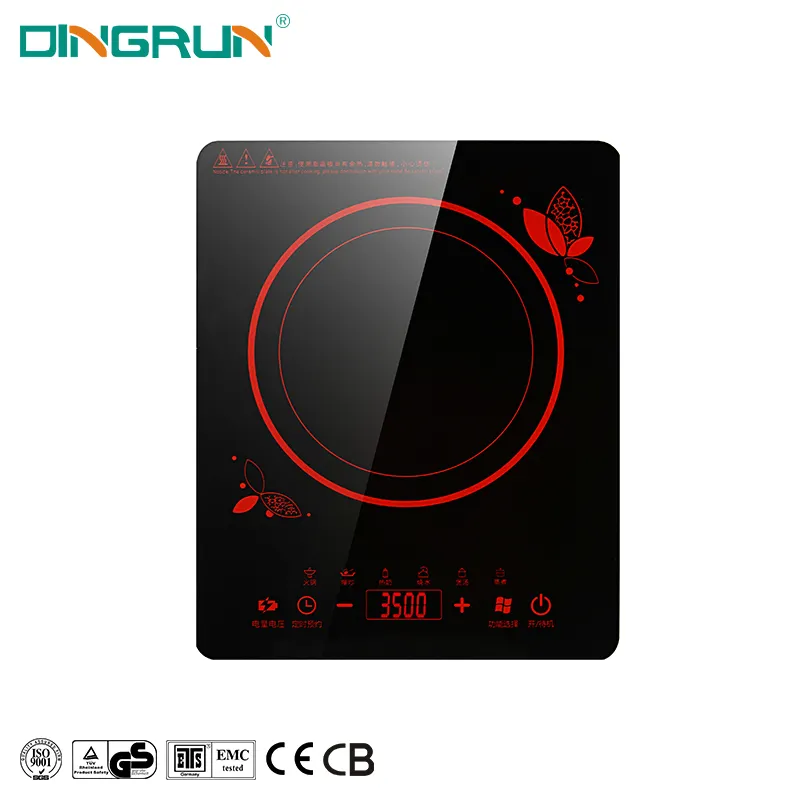 Custom Ultra-thin Touch Control Kitchen Home Smart Electric Induction Cooktop Stove Portable Induction Cooker