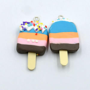 ลูกปัดจี้รูปดินเหนียวสีอ่อนหลากสีขนาด35*20มม. สำหรับทำด้วยตัวเองเครื่องประดับสร้อยข้อมือสร้อยคอปิ่นปักผมเคสโทรศัพท์อุปกรณ์เครื่องปั้นดินเผาเนื้อนุ่ม - Product Image 5